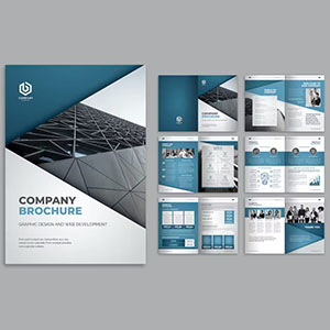Brochures an Menus